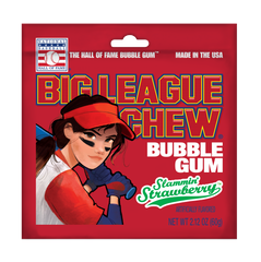 Big League Chew Softball Tray - Strawberry