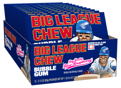 Big League Chew Case (9 Trays) - Blue Raspberry