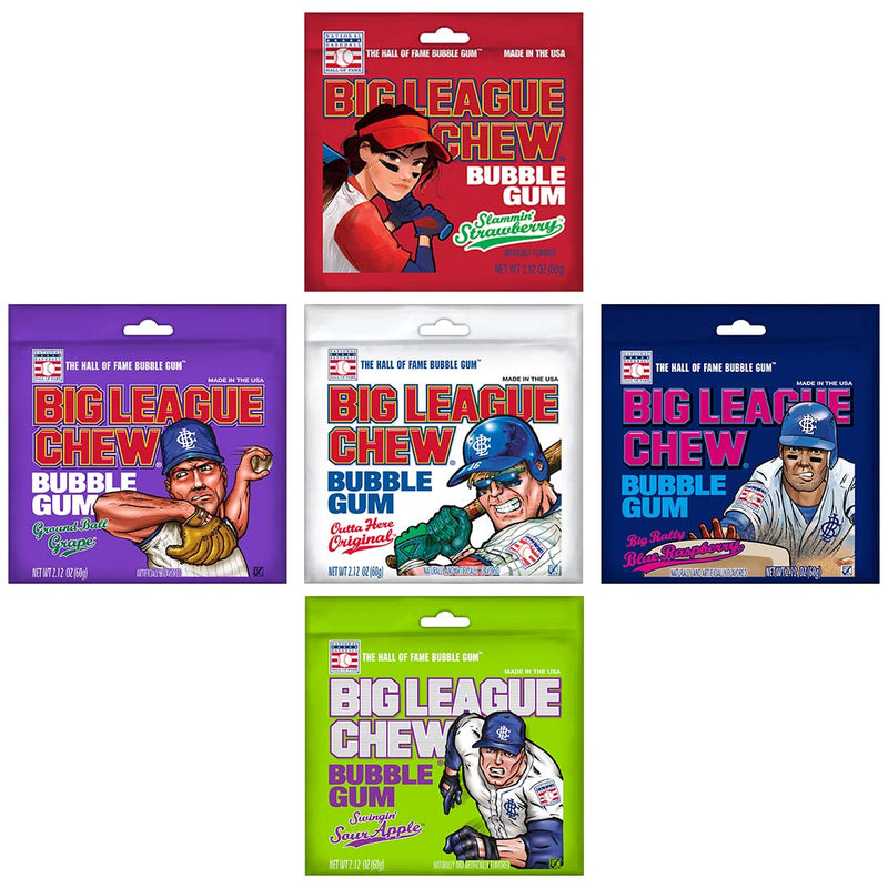 Big League Chew - Multi 5 Pack